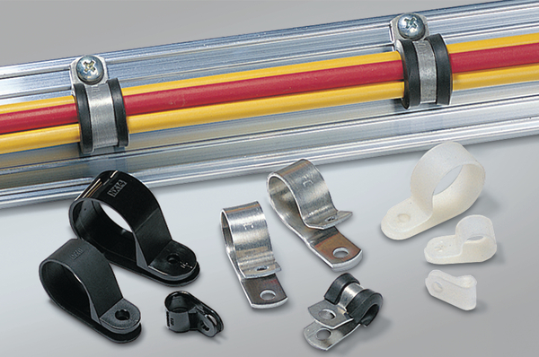 Cable Clamp Types - P Type Cable Clamps