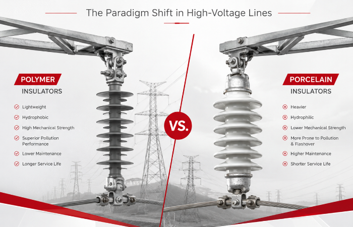 Polymer Insulators vs. Porcelain Insulators: The Paradigm Shift in High-Voltage Lines